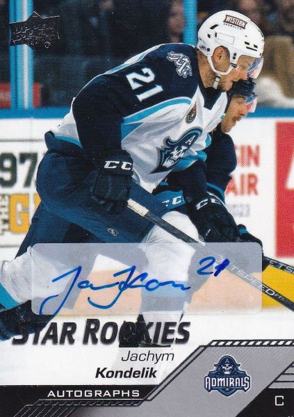 AUTO RC karta JÁCHYM KONDELÍK 22-23 AHL Star Rookies Autograph číslo 126